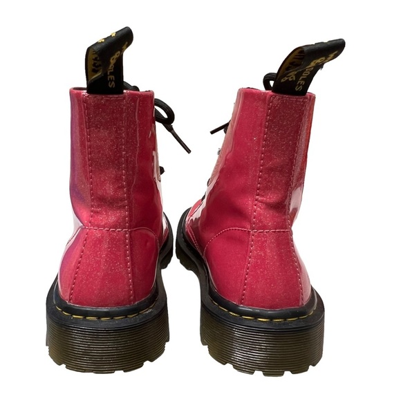 Dr. Martens Luana Hot Pink Glitter Boots Size 6 Barbie Barbiecore - Picture 5 of 11